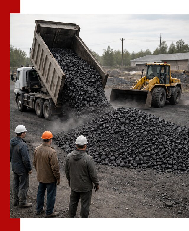Доставка угля антрацита в Кизилюрте с самосвалами и погрузкой