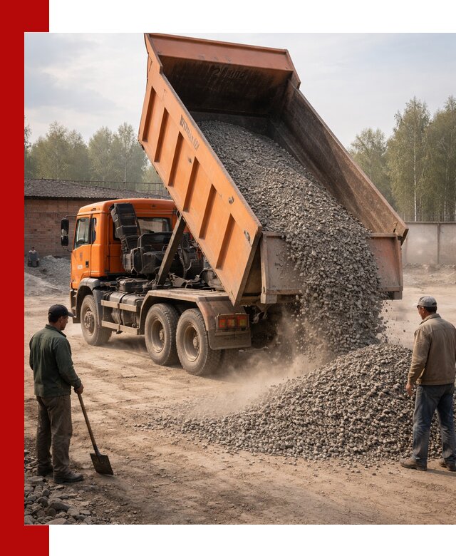 Доставка самосвалом 20 м3 в Кизилюрте быстро и надежно