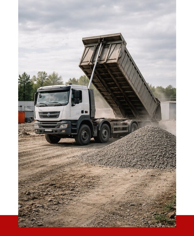 Доставка самосвалом 40 кубов в Кизилюрте от 9293 р. | ПРОНЕРУДКзт