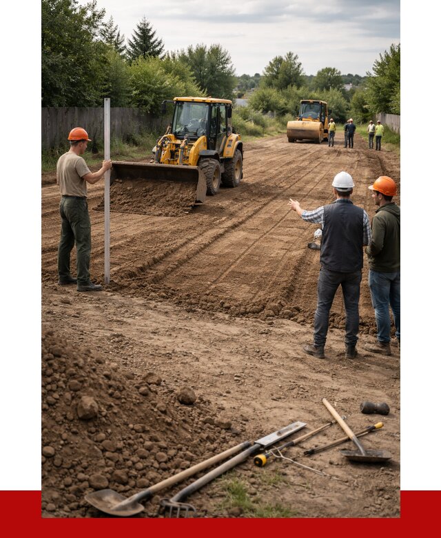 Планировка участка грунтом в Кизилюрте от 4647 р ПРОНЕРУДКзт