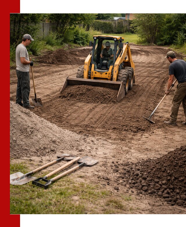 Планировка участка грунтом с вывозом и доставкой в Кизилюрте