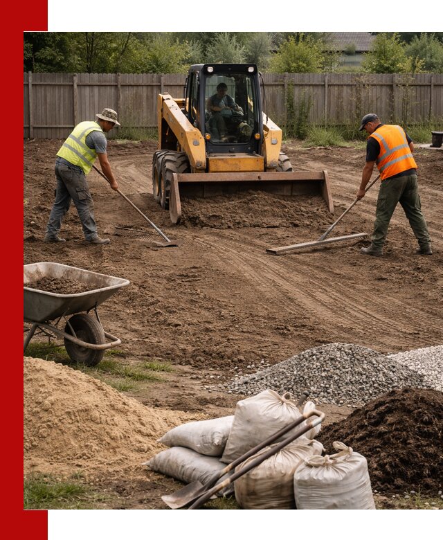 Выравнивание участка под строительство и благоустройство в Кизилюрте