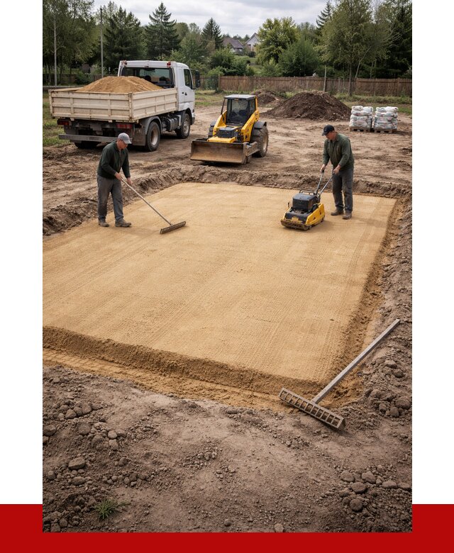 Устройство песчаной подушки в Кизилюрте от 4647 р. ПРОНЕРУДКзт