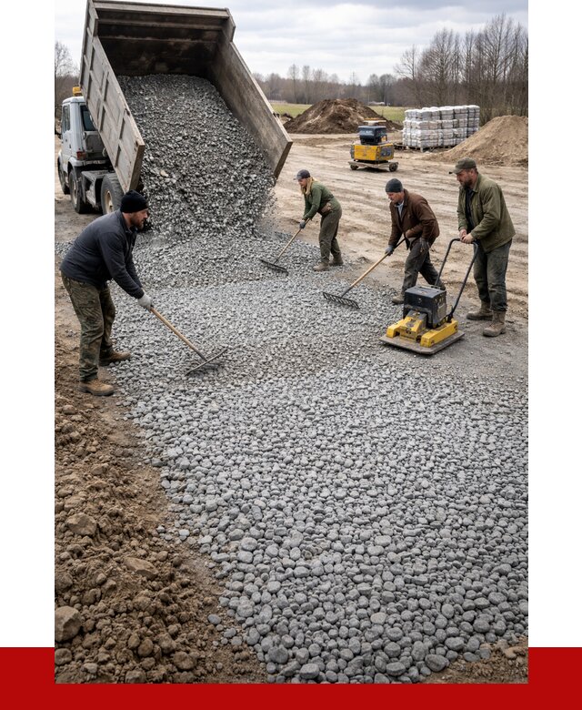 Устройство щебеночной подушки в Кизилюрте от 4647 р. ПРОНЕРУДКзт